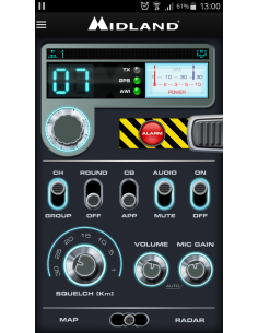 CB TALK, aplicacion de radio CB de Midland 2