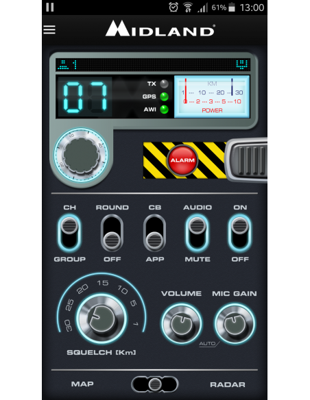 CB TALK, aplicacion de radio CB de Midland
