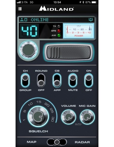 CB TALK, aplicacion de radio CB de Midland
