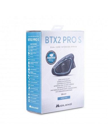 Intercomunicador Midland BTX2 PRO S LR Single