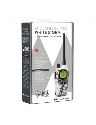 Midland G9 PRO White storm