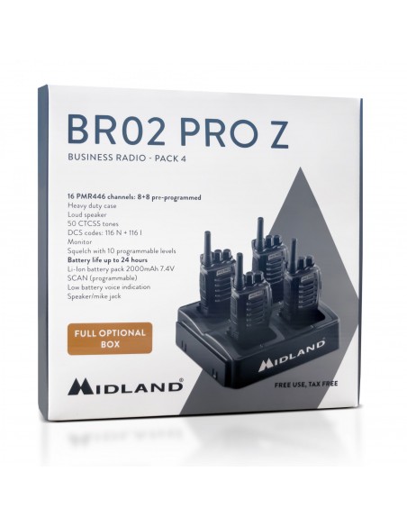 Midland BR02 PRO Z pack 4 unidades