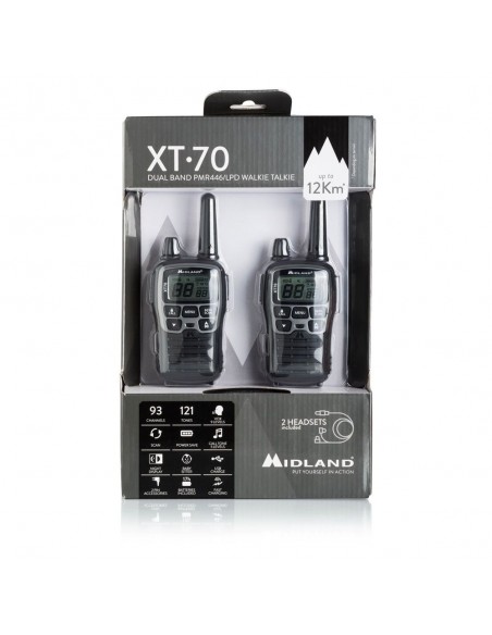 Midland XT70 walkie talkie