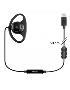 Auricular tipo D Tectalk biz 50cm