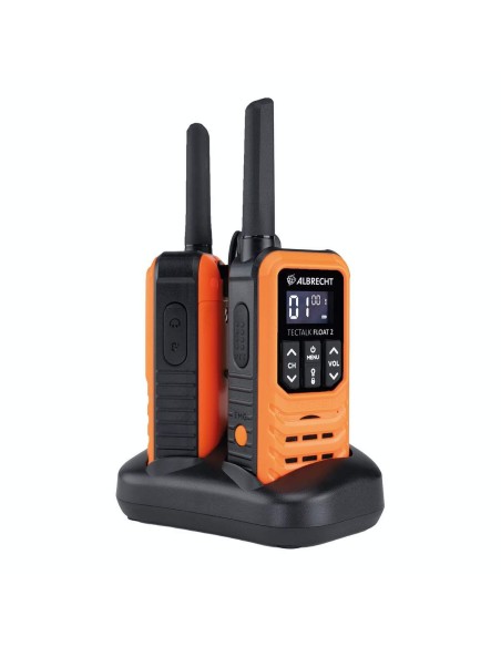 Albrecht Tectalk Float 2 – Walkie Talkie PMR446 IP67 Resistente al agua