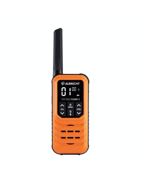 Albrecht Tectalk Float 2 – Walkie Talkie PMR446 IP67 Resistente al agua