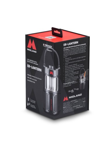 Linterna LED ER LANTERN con altavoz Bluetooth