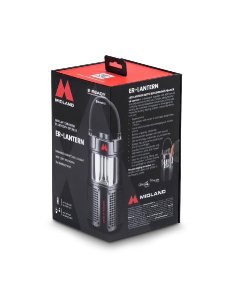 Linterna LED ER LANTERN con altavoz Bluetooth